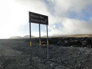 Mauna Kea access road